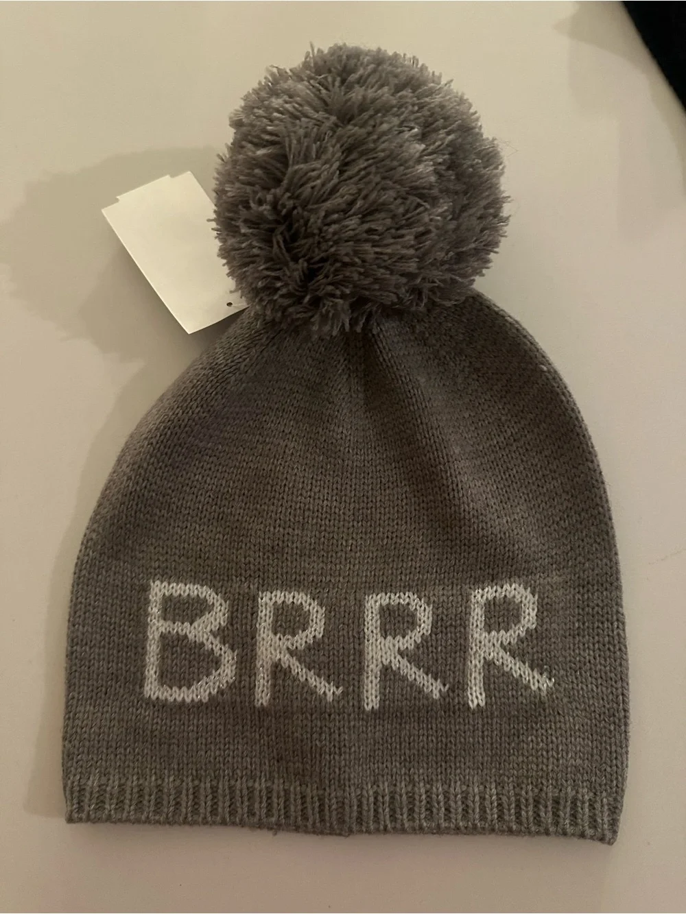 Kate Spade Brrr Beanie ~ Heather Grey